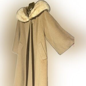 Wool Mink Tisse a Paris swing coat